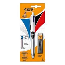 Caneta Esferográfica 3 Cores + Lapiseira com Grafite 0.7mm - Bic