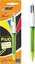 Caneta Esferográfica 4 cores BIC Fluo