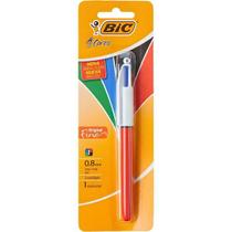 Caneta Esferográfica 4 Cores Fine Vermelha 929820 Bic