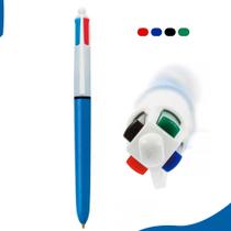 Caneta Esferográfica 4 Cores Retrátil 1.0mm Clássica - Bic
