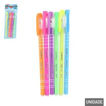 Caneta Esferográfica 6 Pçs 1.0mm Perfumadas Neon - Tudo em Caixa