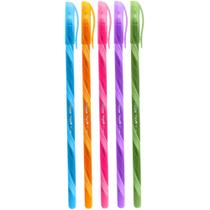 Caneta Esferográfica Bazze Wave 0.7 Fashion Colors Pote com 24