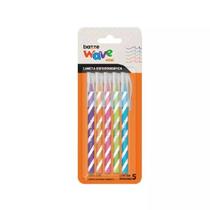 Caneta Esferográfica Bazze Wave Mini 5 cores - Summit