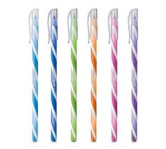 Caneta Esferográfica Bazze Wave Sortidos Tris