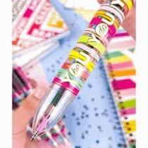 Caneta Esferográfica BE NICE 6 Cores TILIBRA Caneta Esferográfica BE NICE 6 Cores TILIBRA