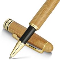 Caneta esferográfica BEILUNER, madeira de bambu, 0,5 mm, tinta preta Caneta esferográfica BEILUNER, madeira de bambu, 0,5 mm, tinta preta
