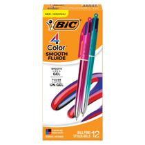 Caneta esferográfica BIC 4 cores Smooth Gradient 1,0 mm 12 unidades