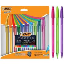 Caneta Esferografica BIC Cores e Sentimentos com 10 Cores Caneta Esferografica BIC Cores e Sentimentos com 10 Cores