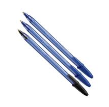 Caneta Esferográfica BIC Cristal Soft 1.2Mm Extra Macia 2 Azul e 1 Preto