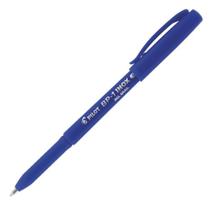 Caneta esferográfica BP-1 inox fina 0.7 azul - pilot