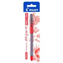Caneta esferográfica BPS Grip 1.0 Vermelha com 1 unidade - Pilot