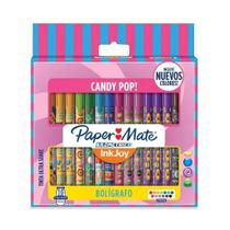 Caneta Esferográfica Candy Pop Paper Mate - 16 Unidades Coloridas Caneta Esferográfica Candy Pop Paper Mate - 16 Unidades Coloridas