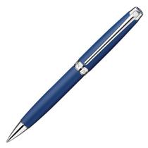 Caneta Esferográfica Caran D'Ache Léman Matt Azul Noite Ródio 4789.449