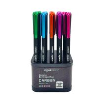 Caneta Esferográfica Carbon 0.7 Colorida - Display c/ 30 Unidades Sortidas Leonora - 97954 Caneta Esferográfica Carbon 0.7 Colorida - Display c/ 30 Unidades Sortidas Leonora - 97954
