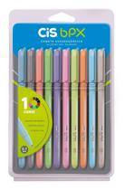 Caneta Esferográfica Cis BPX 0,7mm Est c/10 Cores Lançamento Caneta Esferográfica Cis BPX 0,7mm Est c/10 Cores Lançamento