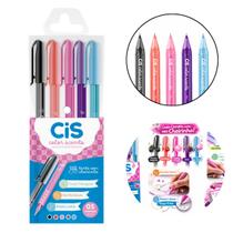 Caneta Esferográfica Cis Color Scents Perfumada Estojo C/5 Unidades Sortidas