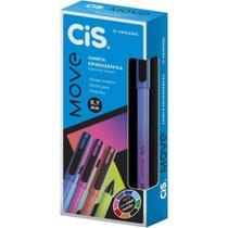 Caneta Esferografica CIS Move 0.7MM AZ CX.C/12 Caneta Esferografica CIS Move 0.7MM AZ CX.C/12