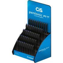 Caneta Esferográfica CIS Pentonic 0,7MM AZUL/PRETO Retrátil - Display com 50 Unidades Caneta Esferográfica CIS Pentonic 0,7MM AZUL/PRETO Retrátil - Display com 50 Unidades