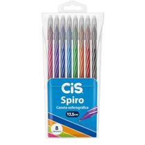 Caneta Esferografica Cis Spiro 0,7Mm 8Cores Caneta Esferografica Cis Spiro 0,7Mm 8Cores
