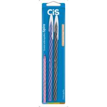 Caneta Esferográfica CIS Spiro 0,7MM Azul e Preta Blister com 2 Unidades Caneta Esferográfica CIS Spiro 0,7MM Azul e Preta Blister com 2 Unidades