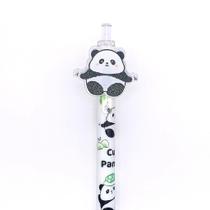 Caneta Esferográfica Clic Panda 0.5mm - Estampa de Pandas