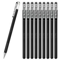 Caneta Esferográfica Colorida Pentel, Matte Hop, Preta, Kit com 10 Canetas K110-VA Caneta Esferográfica Colorida Pentel, Matte Hop, Preta, Kit com 10 Canetas K110-VA