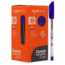 Caneta Esferográfica Com Ponta Média Simple Vermelha, Azul Preta 1.0mm
