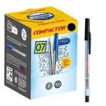 Caneta Esferográfica Compactor 0.7mm Caixa com 100 Unidades Caneta Esferográfica Compactor 0.7mm Caixa com 100 Unidades