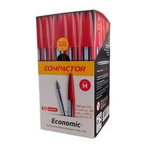Caneta Esferográfica Compactor Economic Vermelho Caixa c/50 unidades Caneta Esferográfica Compactor Economic Vermelho Caixa c/50 unidades