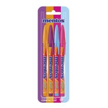 Caneta Esferográfica Compactor Jet Lux Mentos 4 Cores 1.0mm Caneta Esferográfica Compactor Jet Lux Mentos 4 Cores 1.0mm