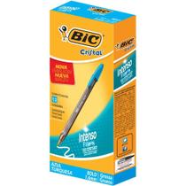 Caneta Esferográfica Cristal BOLD Fashion Azul Turquesa Caixa com 12 Unidades Caneta Esferográfica Cristal BOLD Fashion Azul Turquesa Caixa com 12 Unidades