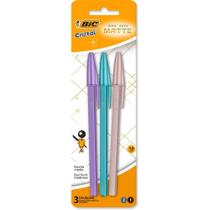 Caneta Esferografica Cristal Mate AZ/RX/RS BL.C/03