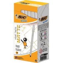 Caneta Esferográfica Cristal Mate Prata Caixa C/25 Caneta Esferográfica Cristal Mate Prata Caixa C/25