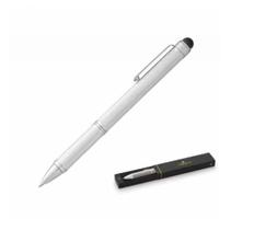 Caneta Esferográfica Crown Techno Class, Fumê, YW10018F