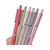 Caneta Esferográfica De Design De Cartoon Astronauta Urso Pêssego 0.5mm Tipo Pressão Material De