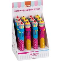 Caneta Esferografica Divert Tutti Frutti 0.7M 10Cor