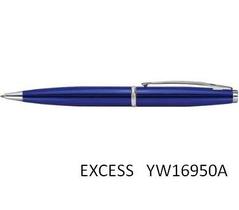 Caneta Esferográfica Excess Azul Yw16950a Crown