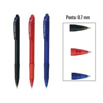 Caneta Esferográfica Feel It 0.7 mm Pentel Kit 3 Cores Caneta Esferográfica Feel It 0.7 mm Pentel Kit 3 Cores