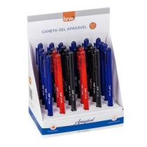 Caneta Esferográfica Gel Apagável 0.7mm Basic BRW - 1 Unidade- Cores Variadas