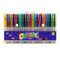 Caneta Esferográfica Gel C/24 Cores - Fun Game Caneta Esferográfica Gel C/24 Cores - Fun Game
