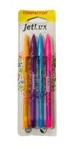 Caneta Esferográfica Jet Lux 4 Cores - Compactor