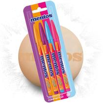 Caneta Esferográfica Jet Lux Mentos-Ponta Média 1.0mm-Compactor Caneta Esferográfica Jet Lux Mentos-Ponta Média 1.0mm-Compactor