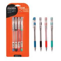 Caneta Esferográfica Mega 0.7 4 Unid. Azul Preta Vermelha Verde Jocar Office Leonora - 97942 Caneta Esferográfica Mega 0.7 4 Unid. Azul Preta Vermelha Verde Jocar Office Leonora - 97942