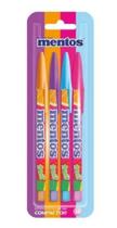 Caneta Esferográfica Mentos 1.0 C/4 Cores Compactor