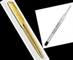 Caneta Esferográfica Metal Sonnet Nib Ouro /prata Wyflsp