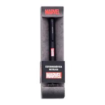 Caneta Esferográfica Metálica Marvel Luxo Cor Da Tinta Azul