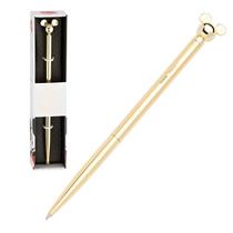 Caneta Esferográfica Metálica Mickey Mouse - Dourada