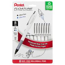 Caneta esferográfica Pentel Floatune de 0,8 mm de ponto médio, pacote com 8 Caneta esferográfica Pentel Floatune de 0,8 mm de ponto médio, pacote com 8