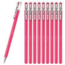 Caneta Esferográfica Pentel Matte Hop Rosa Pacote com 10 Unidades Ponta 1mm