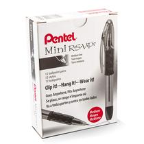 Caneta esferográfica Pentel RSVP Mini 1,0 mm, tinta vermelha, pacote com 12 unidades Caneta esferográfica Pentel RSVP Mini 1,0 mm, tinta vermelha, pacote com 12 unidades